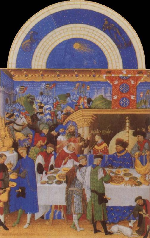 LIMBOURG brothers The Very Rich House of the Duc of Berry Spain oil painting art